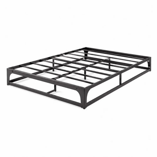 Struttura Letto Matrimoniale in Metallo Nero