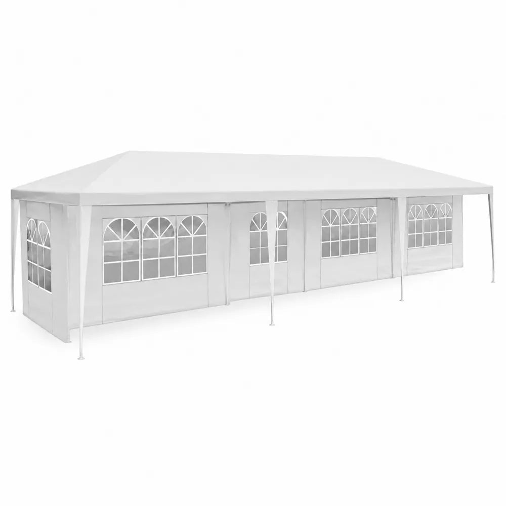 Tenda da giardino in PVC 6x12m con telaio in acciaio